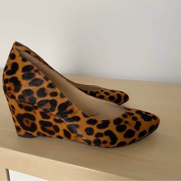1.state leopard cow hair wedges - Picture 1 of 2